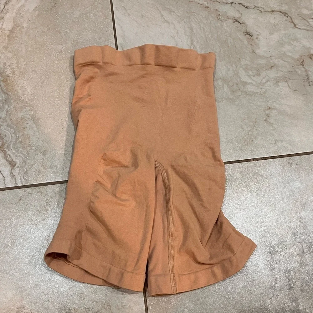 SKIMS High-Waist Sculpting Shorts in Nude